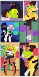 deltarune eosftwit femboy gay gay_sex kris_(deltarune) kris_female_(deltarune) lesbian_kiss lesbian_sex noelle_holiday nonbinary nonbinary/female ralsei ralsei_with_white_fur susie_(deltarune) undertale_au