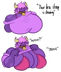 big_breasts bra breasts cleavage dapper_little_arts female furry huge_breasts hyper_breasts tagme