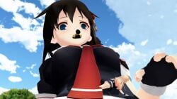 3d_animation animated belly belly_sounds cute_girl giantess giantess_vore gurgling gurgling_noise mmd mmd_vore outside_view smaller_human swallowing tagme video vore vore_belly voreception zero_mmd