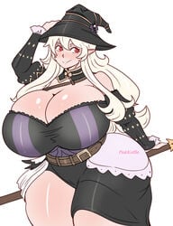 alternate_ass_size alternate_body_type alternate_breast_size artist_name artist_on_twitter bare_shoulders belt breasts breasts_bigger_than_head cleavage_cutout commission_art corrin_(female)_(halloween)_(fire_emblem) corrin_(fire_emblem) corrin_(fire_emblem)_(female) elf_ears female female_focus female_only fire_emblem fire_emblem_fates hand_on_head huge_thighs hyper hyper_breasts long_hair magic magic_user magical_girl patreon_reward patreon_username pinkkoffin pointy_ears red_eyes shiny_breasts shiny_skin simple_background sitting_on_broom solo solo_female stacked_lady thick_thighs twitter twitter_username white_background white_hair white_sclera wide_hips witch_broom witch_hat