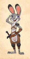 judy hopps from disney by adam wan
