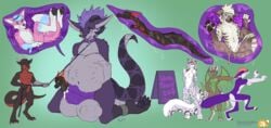 absurd_res anal anthro beast_(disambiguation) glasses hi_res internal jake jake_zantetsukin leash male oral owner pred prey scalie servo117 vore