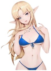 1girls bikini blue_bra blue_thong female female_focus female_only hourglass_figure nintendo png png_file princess_zelda sensual solo solo_focus the_legend_of_zelda thin_waist transparent_background triforce triforce_bikini underwear wide_hips zelda_(a_link_between_worlds) zeronis