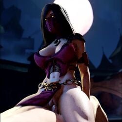 1boy 1boy1girl 1girls 3d animated belt beltskirt big_breasts big_thighs bouncing_breasts breasts clothed_female_nude_male cowgirl_position female human human_on_humanoid human_penetrating humanoid large_penis male male_human/female_monster mask mileena milf moaning monster monstrous_humanoid mortal_kombat mortal_kombat_x netherrealm_studios night partial_male propor propor_(artist) pussy riding sex skirt sound straddling straight thick_thighs vaginal_penetration video