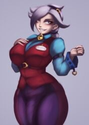 1futa big_ass big_breasts big_penis blush brawl_stars bulge clothed clothing colette_(brawl_stars) curvy curvy_body curvy_figure curvy_futa dickgirl dno erection_under_clothes fully_clothed futa_only futanari gynomorph huge_ass huge_cock human intersex large_breasts large_penis penis penis_under_clothes smile solo solo_futa teeth thick_penis thick_thighs tight_clothing underwear voluptuous voluptuous_futanari voluptuous_gynomorph white_hair wide_hips