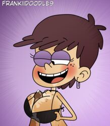 bra breasts frankiidoodle9 luna_loud male outercourse paizuri straight_hair tagme the_loud_house unseen_male_face