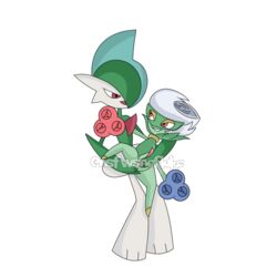 cum fingering gallade gay male_only male_penetrating male_roserade pokemon pokemon_(species) pokemon_dppt roserade