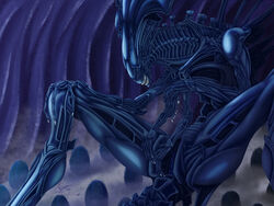 female xenomorph from alien (franchise) by asuka kurehito