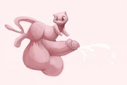 1boy 1male balls big_balls big_penis big_testicles blue_eyes cum feline gay hips huge_balls huge_cock huge_testicles hyper hyper_balls hyper_genitalia hyper_penis hyper_testicles large_balls large_penis male male_only mew mythical_pokemon penis pink_fur pink_skin pokemon pokemon_(species) pokemon_rgby precum puppypaws small_but_hung solo solo_male tail thighs