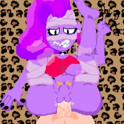 2d brawl_stars emz_(brawl_stars) male_pov pixel_art pixelpunk808 pov purple-skinned_female purple_skin smile tagme