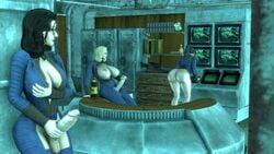 1girls 2futas 3d animated ass balls bethesda_softworks big_ass big_breasts big_penis bioshock bioshock_infinite blonde_hair breasts clothed clothing computer crossover desktop electronics elizabeth_comstock fallout female futanari glasses handjob human jumpsuit masturbation no_sound onc pale_skin partially_clothed penile_masturbation penis seducing source_filmmaker teasing vault_girl vault_suit video