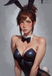 ai ai_generated animedrawing animegirl animemangagirl animestyle breasts bunny_girl bunnysuit dota dota2 dota2fanart dota2girls dota2heroes dota_2 dotadragonsblood gamecharacter gamefanart marci marci_(dota) marci_ai painting photoshop