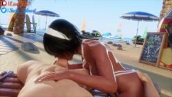 1boy 1boy1girl 1girls 3d 3d_animation animated areolae athletic_female beach big_ass big_penis bikini black_hair blindfold blowjob breasts cum cum_on_breasts cum_on_face cum_on_penis cute_face dark-skinned_female dark_skin day erect_penis erection fellatio female hand_holding handholding handjob holding_hand holding_hands huge_breasts human interracial lies1410 light-skinned_male light_skin longer_than_30_seconds looking_at_viewer male male_pov moaning music nier:_automata nier_(series) nipples ocean outdoor_sex outdoors outside paizuri palm_tree penetration penis platinum_games pov pov_male reverse_cowgirl_position sand sea seaside sex short_hair sound square_enix suzy_qlewd swimsuit swimwear titfuck vaginal_penetration video voice_acted water yorha_2p