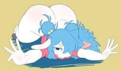 1girls 2020 2d 2d_(artwork 2d_artwork anthro art ass ass_focus ass_up big_ass blue_hair bottomless bovid bunny butt colore colored cute feet female female_only fluff_(vammzu) fur furry furry_only goat huge_butt image long_hair looking_at_viewer mammal mostly_clothed round_ass round_butt sfw simple_background socks solo stretch stretching tail thick_ass thick_thighs thighs vammzu white white_body white_fur white_skin white_skinned_female