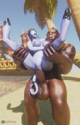3d 3d_(artwork) 3d_model 3d_render balls beach big_balls big_breasts big_cock big_dick big_penis big_testicles blender blue_body blue_eyes blue_skin boobs_out braided_hair braided_ponytail breasts breasts_out brown_eyes brown_hair brown_skin carrying carrying_partner cock dick dick_in_pussy draenei draenei_female glowing_eyes hooves horns horns_and_hooves huge_balls huge_cock huge_testicles hung izui large_balls large_cock large_dick large_penis large_testicles legs legs_apart legs_spread legs_up lord_maldazzar moaning moaning_in_pleasure moaning_on_cock orc orc_(warcraft) orc_male orced original_character penis penis_in_pussy pussy_grip screaming screaming_in_pleasure sex sex_from_behind size_difference spread_legs spread_pussy spreading standing standing_sex stretching stretching_pussy sunny tail testicles tits_out too_big vagina vaginal_insertion vaginal_penetration vaginal_sex warcraft world_of_warcraft