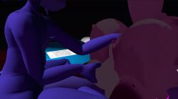 bonnie_(fnaf) femboys fexa fisting_ass grabbing_balls sex_in_bedroom thick_ass vrchat vrchat_avatar