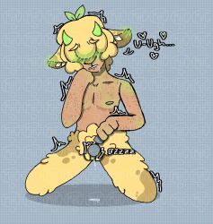 cryptid cuntboy intersex lamb mastrubation non-human scars self_pleasure transgender