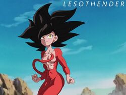 1girls 2019 artist_name black_hair breasts caulifla covered_nipples dragon_ball dragon_ball_super female female_focus female_only female_solo fist fists fists_clenched fur hips lesothender looking_pleasured looking_to_the_side looking_up red_fur red_tail saiyan saiyan_tail simple_background small_breasts solo solo_female solo_focus spiky_hair super_saiyan super_saiyan_4 tagme tail thick_hips thighs watermark wide_hips yellow_eyes