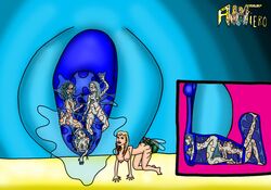 bukkake cum feral fly giantess insects insertion inside_view masturbation minigirl multiple_girls orgasm orgy pussy pussy_juice ritual sacrifice yuri
