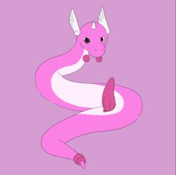 boner dragonair dratini erection male male_only penis pink pink_skin pokémon_(species) pokemon reptile scales shiny shiny_pokemon yiff