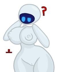 1girls ? anthro anthrofied areolae artist_name ass belly big_ass big_breasts big_butt blue_eyes breasts butt completely_nude disney eve_(wall-e) female female_only floating_head hips horryhane huge_ass huge_breasts huge_butt humanoid large_ass large_breasts large_butt looking_at_breasts looking_at_self looking_down naked nipples no_mouth nude nude_female nudity pixar pussy question_mark robot robot_girl simple_background solo solo_female surprised technophilia thick thick_ass thick_thighs thighs transparent_background wall-e watermark white_nipples white_skin wide_hips