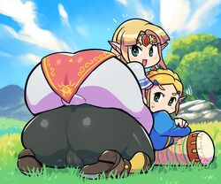 princess zelda from a link between worlds by crap-man