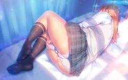 a.x. clothing masturbation original panties school_uniform skirt vibrator waifu2x