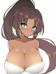 animated bouncing_breasts breasts dark-skinned_female dark_skin epic7 falconer_kluri_(epic7) heart_eyes kluri_(epic7) ninacci