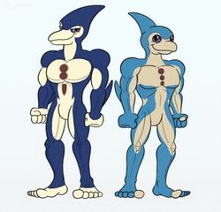 animated doritohead male_only neo-spacian_aqua_dolphin neo-spacian_marine_dolphin