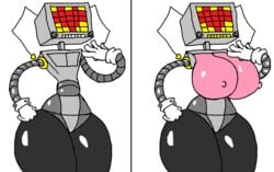 female_only huge_ass huge_breasts mettaton robot robot_girl rule_63 the_absolute undertale video_game video_games