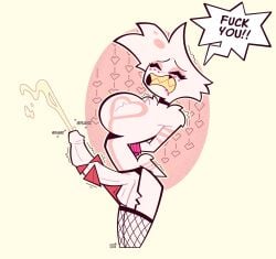 angel dust (hazbin hotel) from hazbin hotel by goodbyellow