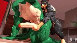16:9 3d 3d_(artwork) 3d_animation 5_fingers abs all_fours anal anal_sex animated anthro anthro_on_anthro anthro_only anthro_penetrated anthro_penetrating anthro_penetrating_anthro ballbusting balls balls_grab bent_over big_balls big_penis black_balls black_body black_fur bouncing_balls brown_body brown_fur canid canine canine_genitalia canine_penis canis claws closed_eyes cock_and_ball_torture cock_and_balls_torture connivingrat countershading crocodile crocodilian crocodylid digital_media_(artwork) dobermann doggy_style domestic_dog dominant dominant_anthro dominant_male dominic_pepe_(drboumboom32) duo dutch_angle erection finger_claws fingers furry gay genital_torture genitals gif glans green_body green_scales helm_(connivingrat) huge_balls huge_cock humanoid_genitalia humanoid_penis inside interspecies kneeling knot larger_anthro larger_male larger_penetrated looking_down loop looping_animation male male/male male_only male_penetrated male_penetrating male_penetrating_male mammal multicolored_body multicolored_scales muscular muscular_anthro muscular_male nipples nude penis pink_nipples pinscher questionable_consent red_eyes reptile rough_sex scales scalie sex sfm short_playtime size_difference smaller_anthro smaller_male smaller_penetrating smile smirk source_filmmaker submissive submissive_anthro submissive_male tan_balls tan_penis two-tone_body two-tone_scales vein veiny_balls veiny_penis widescreen yaoi yellow_body yellow_scales