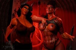 karlach from baldur's gate 3 by x fram3d