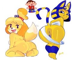 ankha from animal crossing by homar simpleton