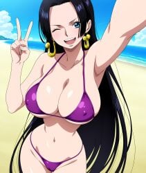 1girls ai_generated aindroidparanoid ass big_ass big_breasts big_butt black-haired_female black_hair boa_hancock breasts busty butt curvy cute fat_ass female female_only hair hi_res hips huge_ass huge_breasts human large_ass large_breasts legs narrow_waist one_piece pov slim_waist tagme thick_ass thick_thighs voluptuous waist wide_hips