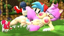 amy rose from friday night funkin by nick the 18hedgehog