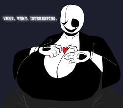 fem gaster from undertale by silkvv0dka