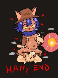 s-cex oneshot niko_(oneshot) cum cum_inflated_belly cum_inflation 1girls 1girl after_sex impregnation