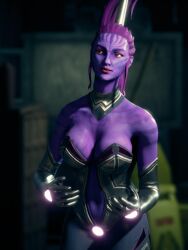 1girls 3d 3dcg absurd_res absurd_resolution absurdres bare_shoulders cleavage collarbone cropped edited_screencap female female_only game_cg high_resolution highres huge_breasts jenny_(kwilanna) mature_female purple-skinned_female purple_hair purple_hair_female purple_skinned_female saints_row saints_row_the_third shogunxdd source_request unbothered uncaring uncaring_female