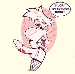 angel dust (hazbin hotel) from hazbin hotel by goodbyellow