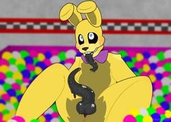 2020 animal_genitalia animatronic anthro ball ball_pit big_ears black_knot black_nose black_penis black_tongue blue_eyes boner bow bow_tie buckteeth candyxxxcorpse checkered_wall erection fazbear_frights five_nights_at_freddy's five_nights_at_freddy's:_fazbear_frights fur genital_slit genitals hi_res inside into_the_pit knot lagomorph leporid long_ears long_penis long_tongue machine male male_only mammal multicolored_body multicolored_face nude oddly_cute penis pit_spring_bonnie_(fnafitp) presenting presenting_penis purple_bow purple_bow_tie rabbit restaurant robot sitting slime slime_penis slit solo spread_legs spreading spring_bonnie spring_bonnie_(fnaf) tapering_penis teeth thick_thighs tongue tongue_out two_tone_body two_tone_face unusual_genitalia unusual_penis video_games yellow_body yellow_butt yellow_ears yellow_face yellow_fur