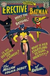 adapted_costume bagman87 barbara_gordon bare_ass bare_breasts batgirl batman batman_(series) belt boots bottomless bottomless_female breast_cutout breastless_clothes breastless_clothing breasts breasts_out comic_cover crotchless crotchless_clothes crotchless_clothing dc dc_comics dick_grayson erotic_costume erotic_earth exposed_ass exposed_breasts exposed_nipples exposed_pussy exposed_torso female fire_crotch functionally_nude functionally_nude_female leggings male naked navel nipples nude nude_female open_clothes red_hair red_pubic_hair redhead revealing_clothes robin_(dc) robin_(dick_grayson) shameless slit solo teen teenage_girl teenager topless topless_female vulva