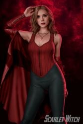 1girls actress avengers blue_eyes brown_hair celebrity cleavage clothed clothed_female elizabeth_olsen female female_only looking_at_viewer marvel marvel_cinematic_universe marvel_comics mutant_(marvel) necklace petite real_person realistic scarlet_witch superheroine viiperart wanda_maximoff x-men