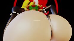 1girls 3d animated big_ass bowser_logo bowsette female female_only genderswap genderswap_(mtf) humanized kishi mario_(series) new_super_mario_bros._u_deluxe nintendo rule_63 solo spiked_armlet spiked_bracelet spiked_shell super_crown tagme video