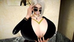 3d animated arm_sleeves big_ass big_breasts black_dress blackboard bouncing_breasts breast_focus breasts bursting_breasts choker classy cleavage clothed curvy fake_breasts female finalheaven2 full_cleavage garter_straps hands_behind_head hands_up high_heels honey_select hoop_earrings hourglass_figure huge_ass huge_breasts juliana large_breasts makeup necklace office original_character pink_lipstick presenting_breasts secretary short_hair stockings streaked_hair swinging_breasts tagme teasing thick_thighs thin_waist tight_clothes video wasp_waist white_hair white_skin wide_hips