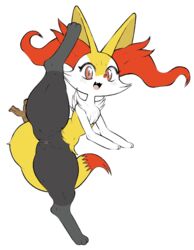 anthro anus black_fur blush box_(hajimeyou654) braixen color colored edit fangs female female_only genitals nintendo open_mouth open_smile pokémon_(species) pokemon pokemon_(species) pussy red_fur smile tongue white_fur yellow_fur