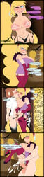 1boy 1girls alternate_breast_size ass balls big_breasts blonde_hair blush breasts busty clothed_sex comic cum cum_inside cumshot dialogue dipper_pines disney disney_channel disney_xd elbow_gloves english_text female french_kiss garter_straps gloves goat-head_(artist) gravity_falls hourglass_figure huge_breasts human kissing large_breasts male pacifica_northwest panels penis sex speech_bubble stand_and_carry_position standing standing_sex straight_hair tanline text thighhighs thighjob very_long_hair white_female wide_hips