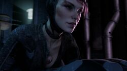 1boy 1girls 3d animated batman batman:_arkham_knight batman_(bruce_wayne) batman_(series) breasts bruce_wayne catwoman catwoman_(arkham) catwoman_(arkham_knight) dc dc_comics female happy happy_paizuri happy_sex male no_sound noctis3333 outercourse paizuri penis rocksteady_studios selina_kyle sex straight video
