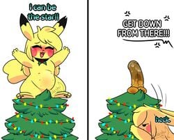 1girls anthro anus ass big_ass blush breasts christmas claws closed_eyes collar cute cute_fang dildo dildo_penetration domination drooling fluffy fluffy_tail fur furry happy hashu heart looking_at_viewer looking_down mammal naked nintendo nipples open_mouth pawpads paws pikachu pokémon_(species) pokemon pussy pussy_juice sitting solo sweat tail text tongue tongue_out wet yellow_body yellow_fur