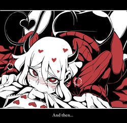 2020 big_breasts breasts comic demon demon_girl female helltaker modeus_(helltaker) nisego straight_hair thick_thighs wide_hips